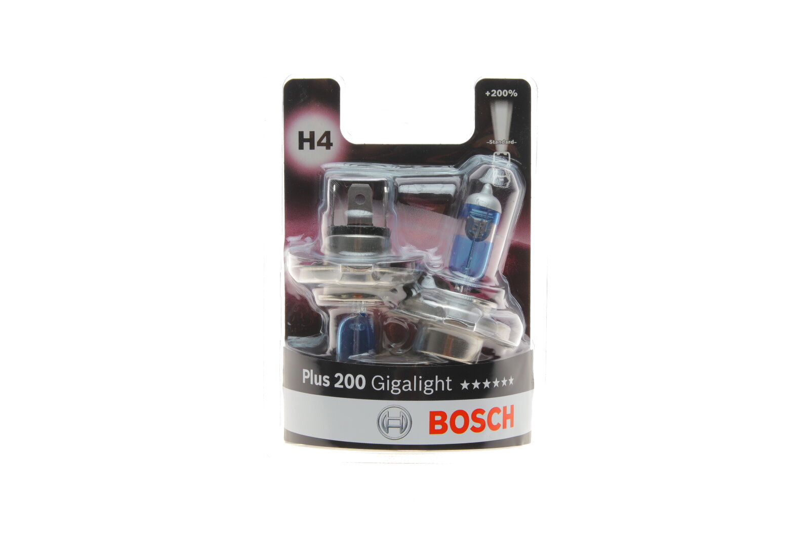 Bosch h4 12v 60/55w  gigalight plus 200% автолампа 2шт., Bosch 1987301435