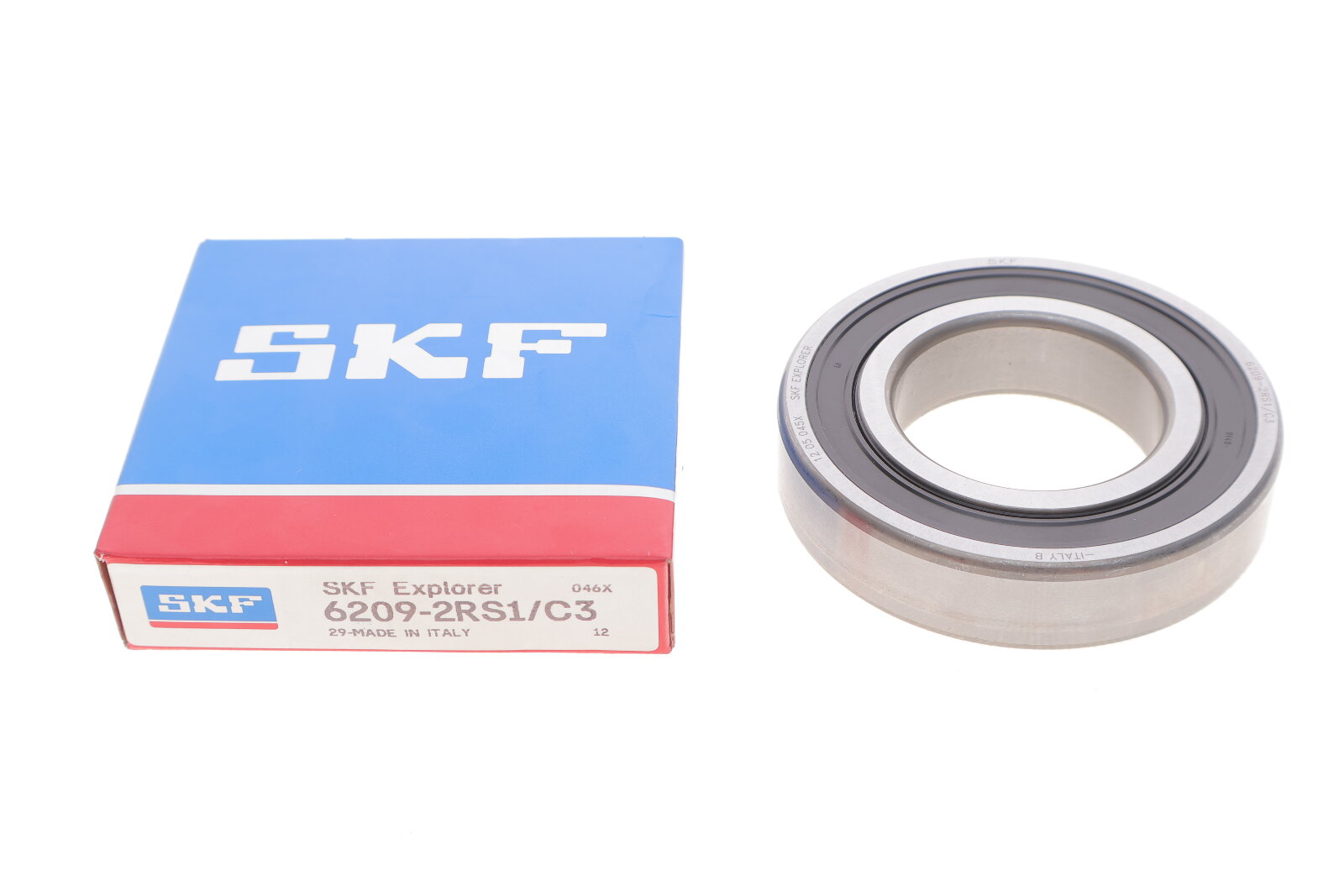 Skf підшипник кульковий 6209 2rs1/c3 45*85*19 (збільш. тепловий зазор), Skf 62092RS1C3