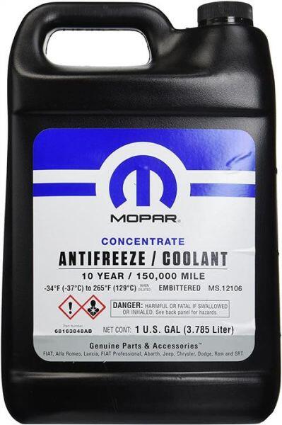 Антифриз концентрат chrysler "antifreeze/coolant ms-12106 -74c", 3,78л, Mopar 68163848AB