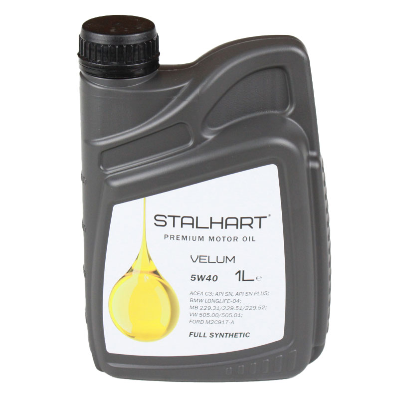 Олива моторна stalhart velum 5w-40 1l, Stalhart 745229