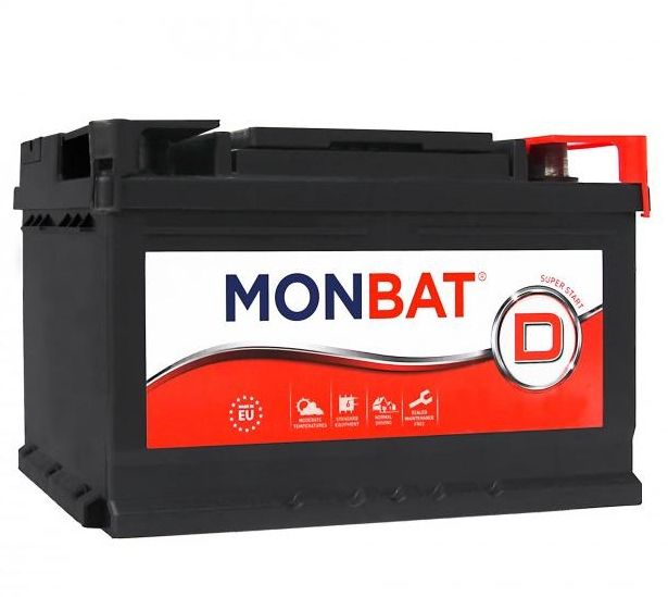 Monbat акумулятор dynamic 6cт-100 r+ 850a низькополий (353*175*175), Monbat DN-100-MP