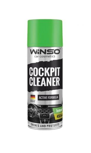 Поліроль для панелі приладів winso cockpit cleaner 450ml аер. уп. лимон (12 шт/ящ), Winso 840540