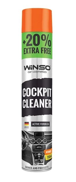 Поліроль для панелі приладів winso cockpit cleaner 750ml аер. уп. апельсин (12 шт/ящ), Winso 870550