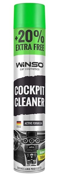 Поліроль для панелі приладів winso cockpit cleaner 750ml аер. уп. лимон (12 шт/ящ), Winso 870540