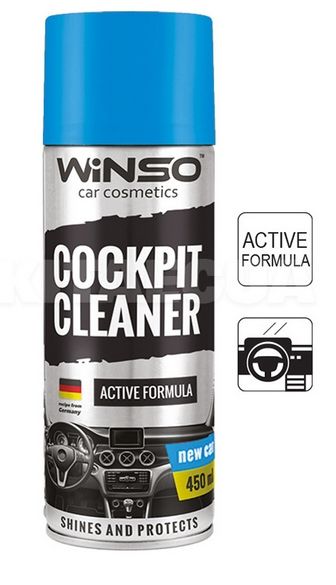 Поліроль для панелі приладів winso cockpit cleaner 450ml аер. уп. нова машина (12 шт/ящ), Winso 840570