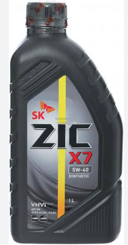 Zic x7 5w-40 sn/cf, a3/b4 масло моторное синт. ( mb229.5, bmwll-01, vw502/505) 1л, Zic 132662