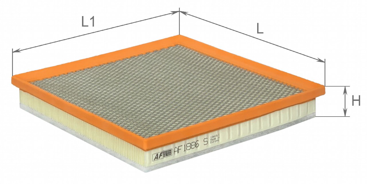 Повітряний фільтр, Alpha AF1886S