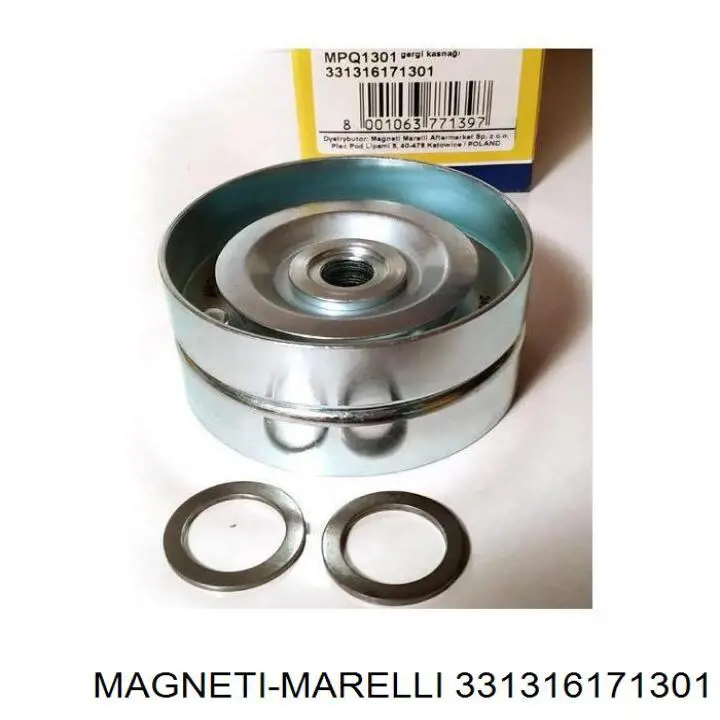 Ролик модуля натягувача ременя mpq1301 (вир-во magnetimarelli), Magneti Marelli 331316171301