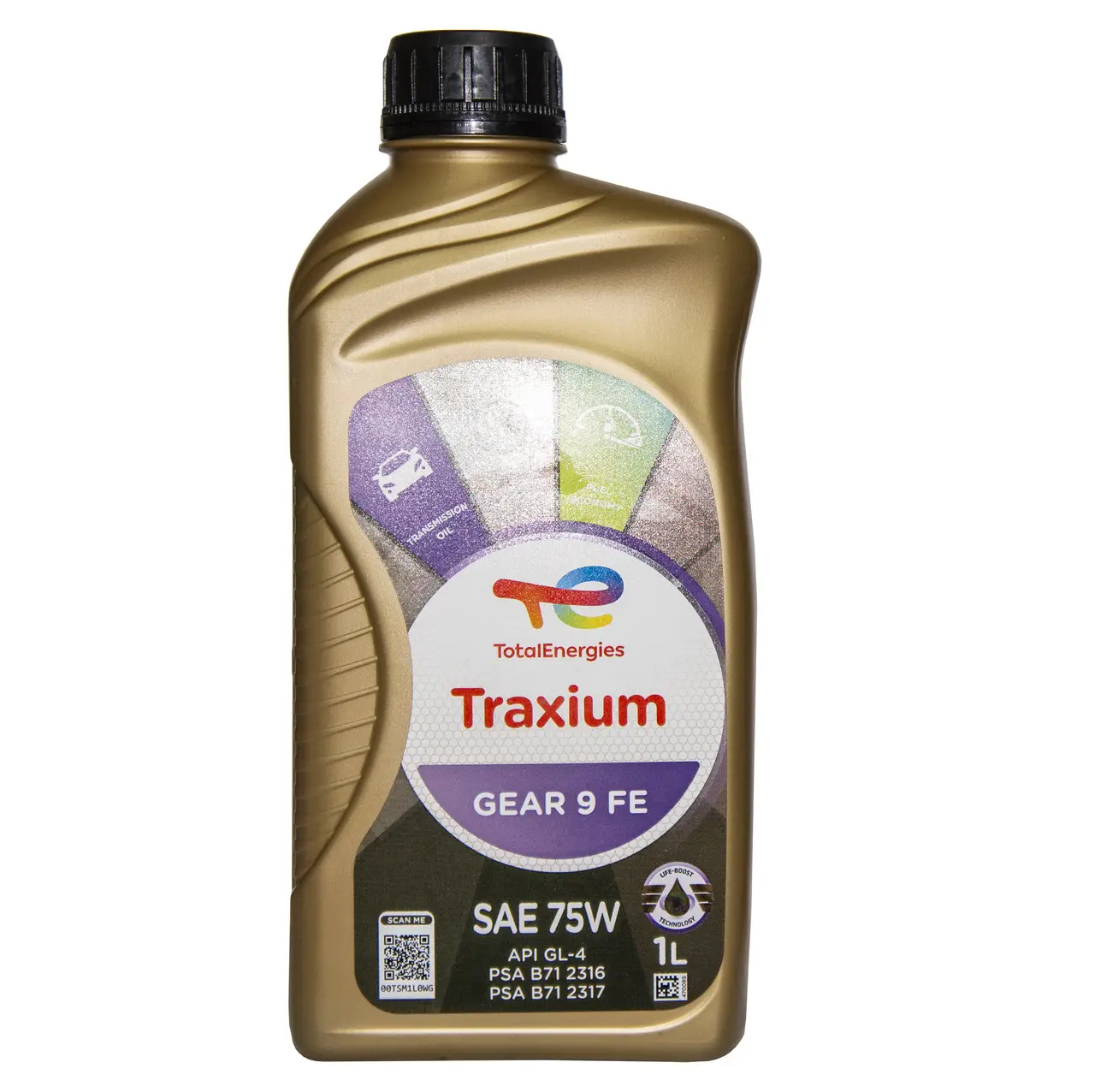 Олива трансмісійна 1l total traxium gear 9 fe 75w, Total 214244