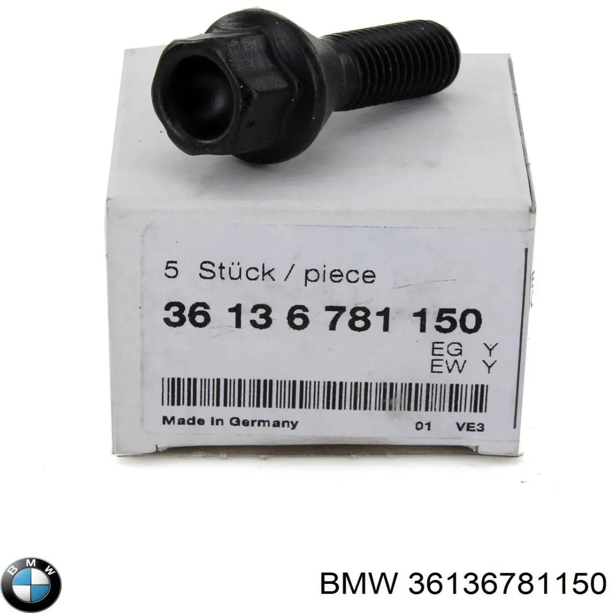 Болт колісн. bmw/min, Bmw 36136781150