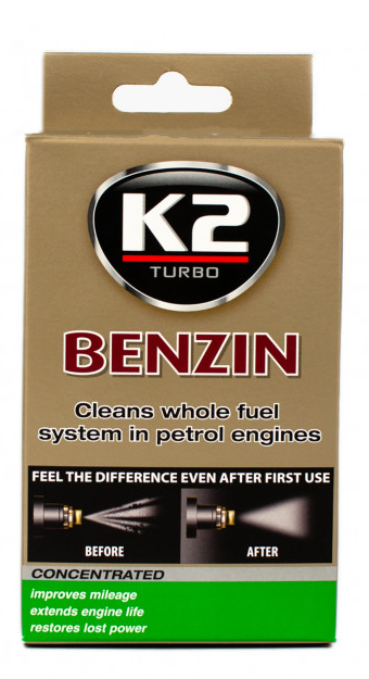 K2 turbo benzin 50ml очищувач інжекторів для бензинових двигунів (індивідуальна упаковка) х12, K2 ET3112