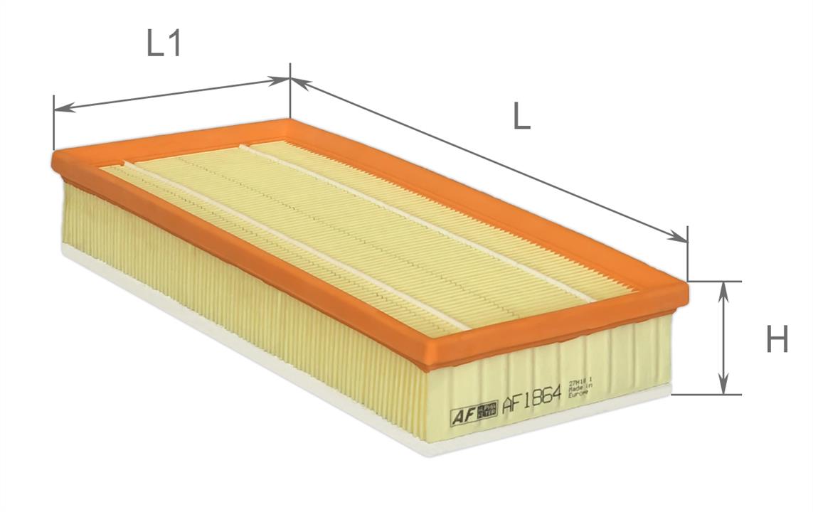 Повітряний фільтр, Alpha AF1864
