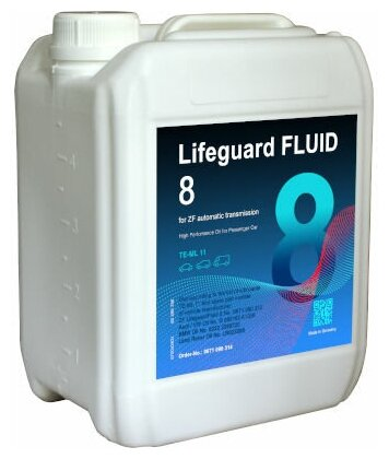 Олива трансмісійна lifeguardfluid 8 (20 liter), Zf Parts 550030302