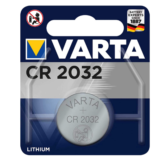 Батарейка "таблетка" литиевая 3.0v cr2032 блист. varta, Varta 6032101401