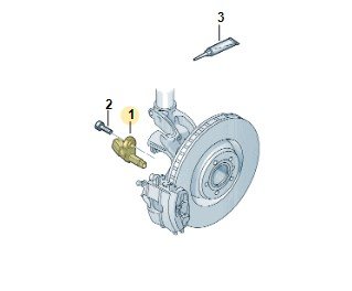 Датчик кількості обертів, Vw WHT003857C