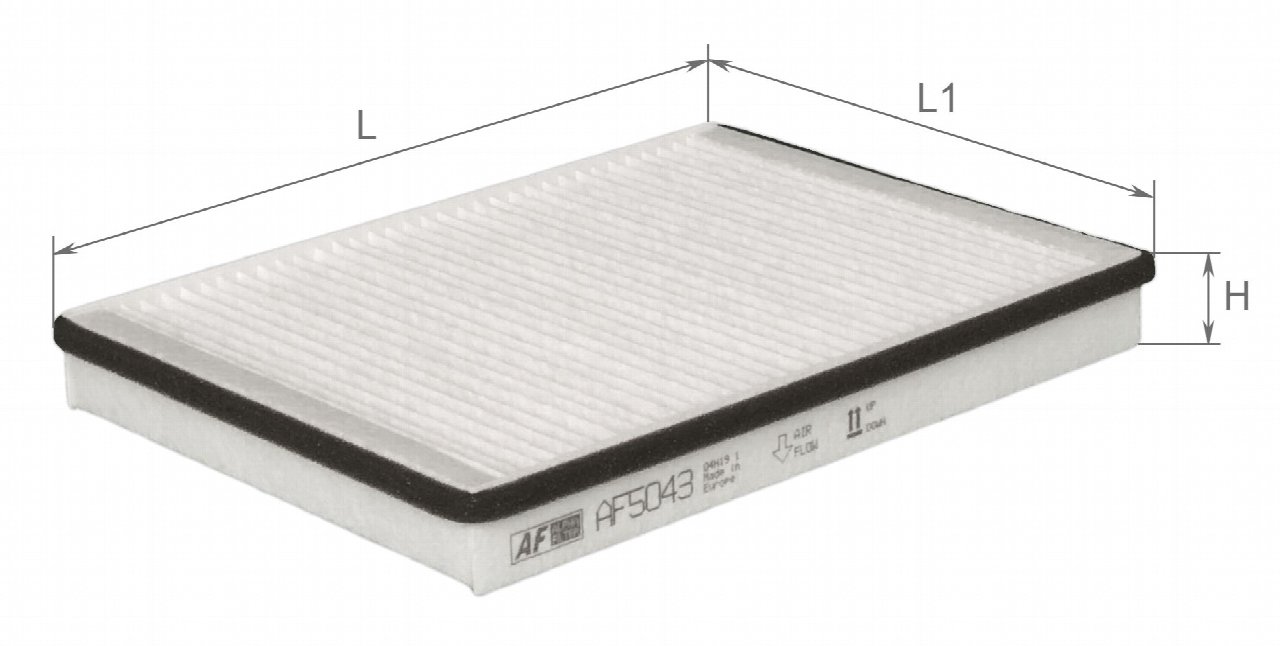 Фільтр, повітря у салоні, Alpha AF5043