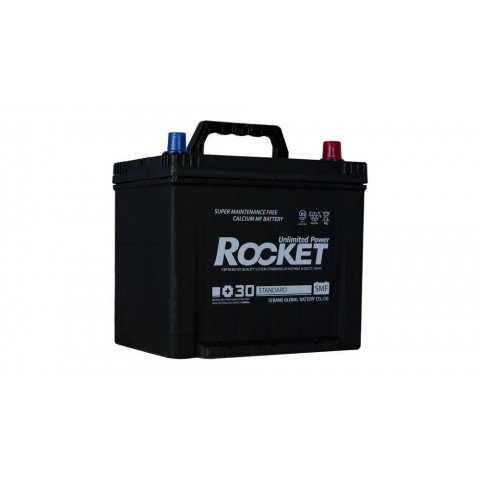 Акумулятор rocket 60ah asia ев (-/+) (520cca) (д232*ш175*в225) smf 65d23l, Rocket SMF65D23L