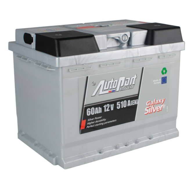 Акумулятор 60 ah/12v galaxy silver (0), Autopart ARL060-GAS0