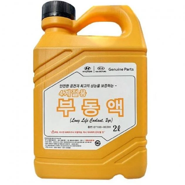 Антифриз концентрат hyundai long life coolant всесезонный, 2л, Hyundai 0710000201