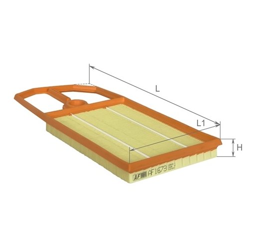 Повітряний фільтр, Alpha AF1673