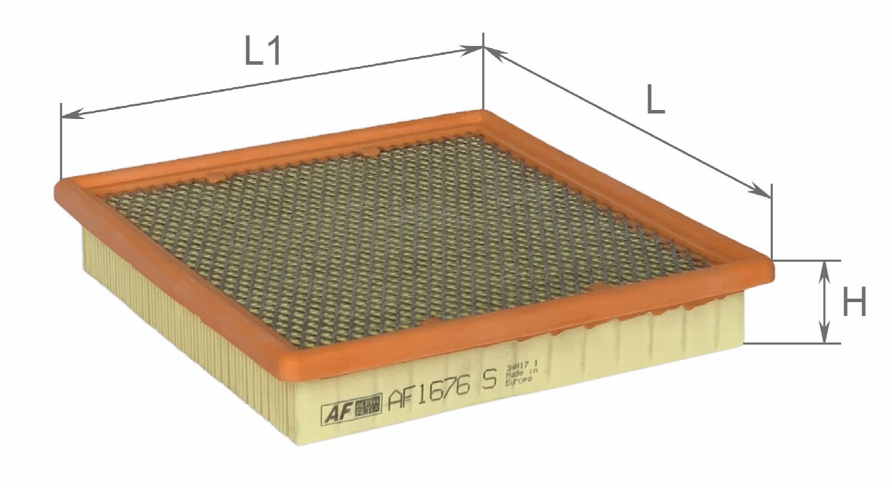 Повітряний фільтр, Alpha AF1676S