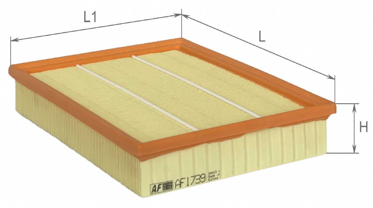 Повітряний фільтр, Alpha AF1739