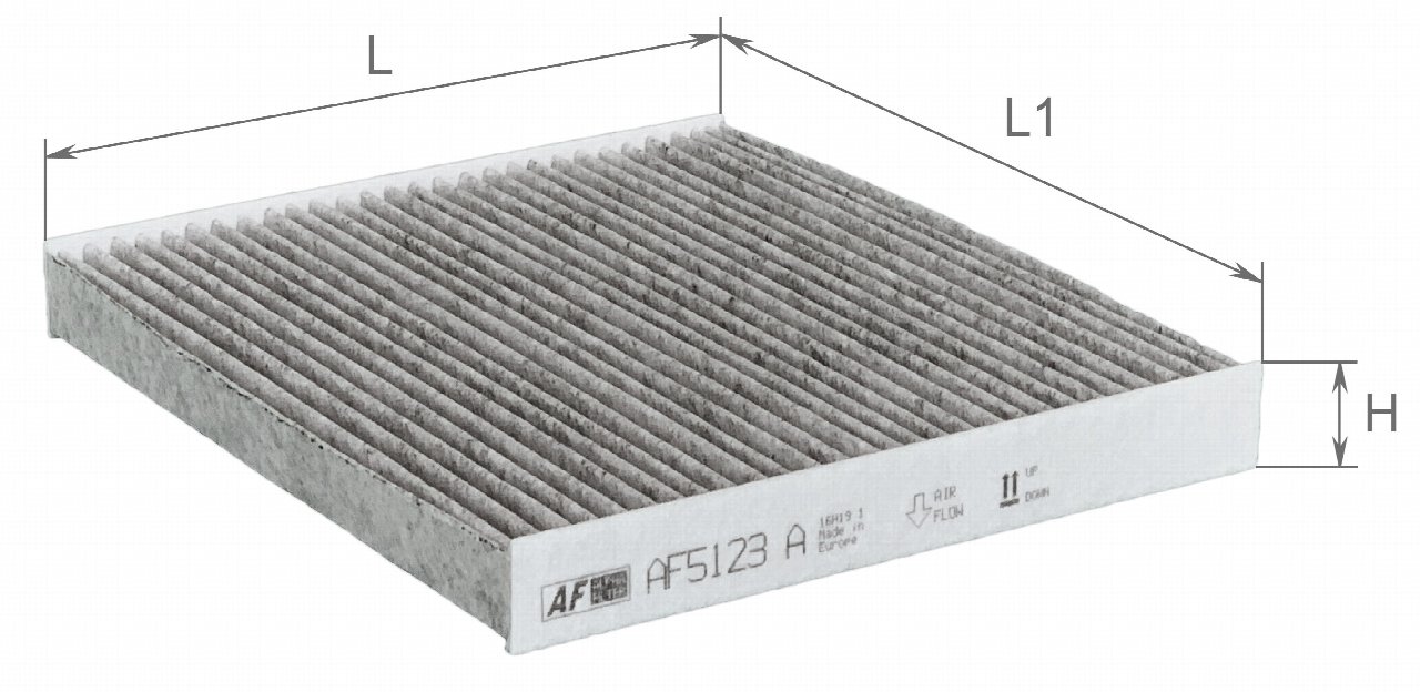 Фільтр, повітря у салоні, Alpha AF5123A