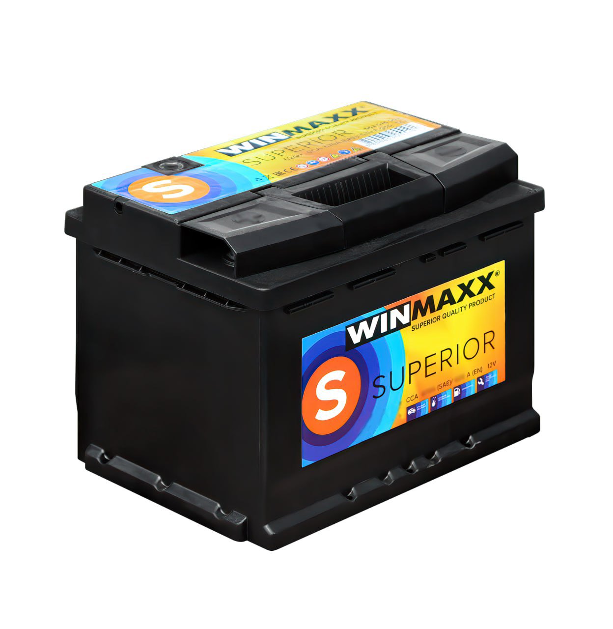 Winmaxx акумулятор superior 6cт-60 r+ 600a (242*175*190), Winmaxx SP-60-MP