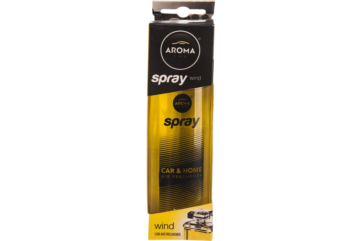 Aroma ароматизатор aroma car spray men 50ml - wind (32шт.) спрей стекло, Aroma 63166