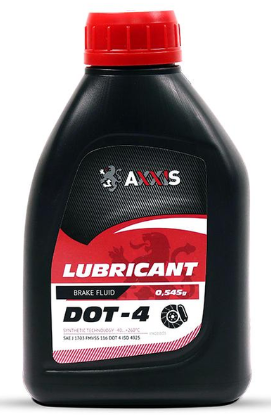 Рідина гальм. axxis dot4 (каністра 0,5l) 545g, Axxis AX-1022