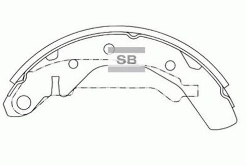 Гальмівні колодки, Hi-Q SA086