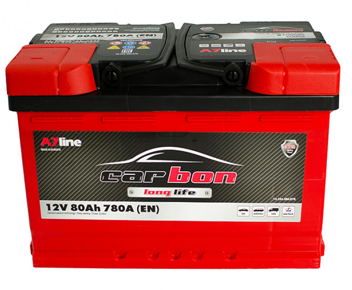 80 ah/12v carbon (0) euro, Carbon CRB80-00