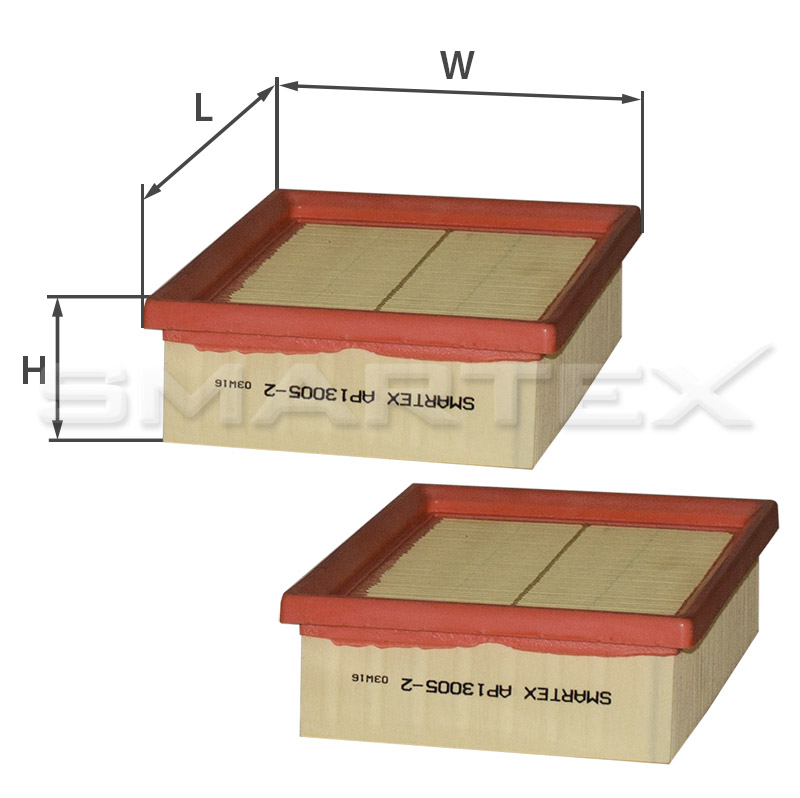Фiльтр повiтряний 2шт, Smartex AP13005-2