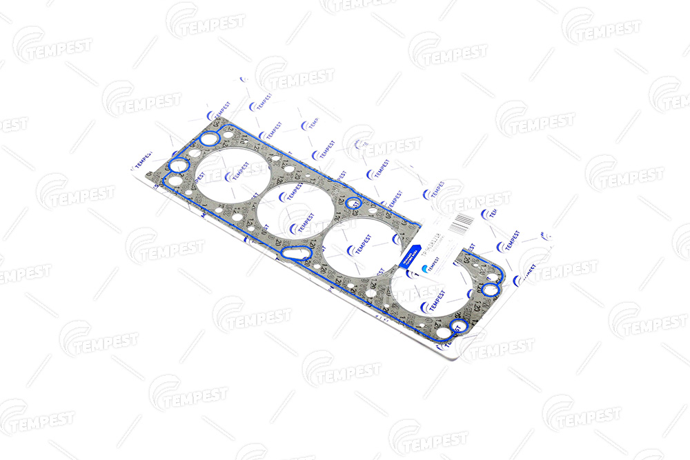 Прокладка головки блоку daewoo lanos 1.6, nexia 1.5 16v dohc без азбесту, з герметиком (tempest), Tempest TP.96181218
