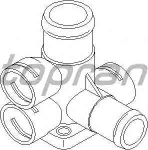 Фланец системы охлаждения, Topran 100718755