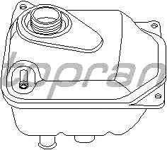 Cn5 бачок расширительный audi a100  91-, Topran 103727755