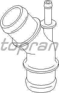 Фланец системы охлаждения, Topran 108876755