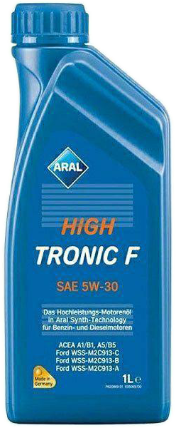 Олива моторна hightronic f 5w-30 1л, Aral ARL5W30HITRF1L