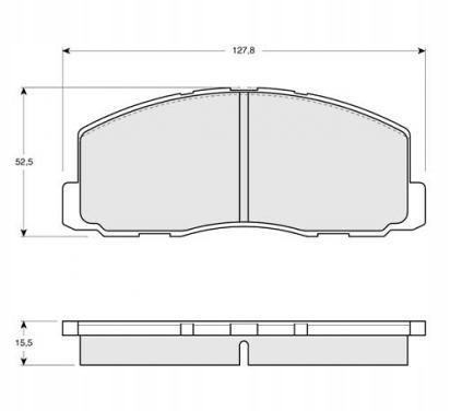 Гальмiвнi колодки, Starline BDS119