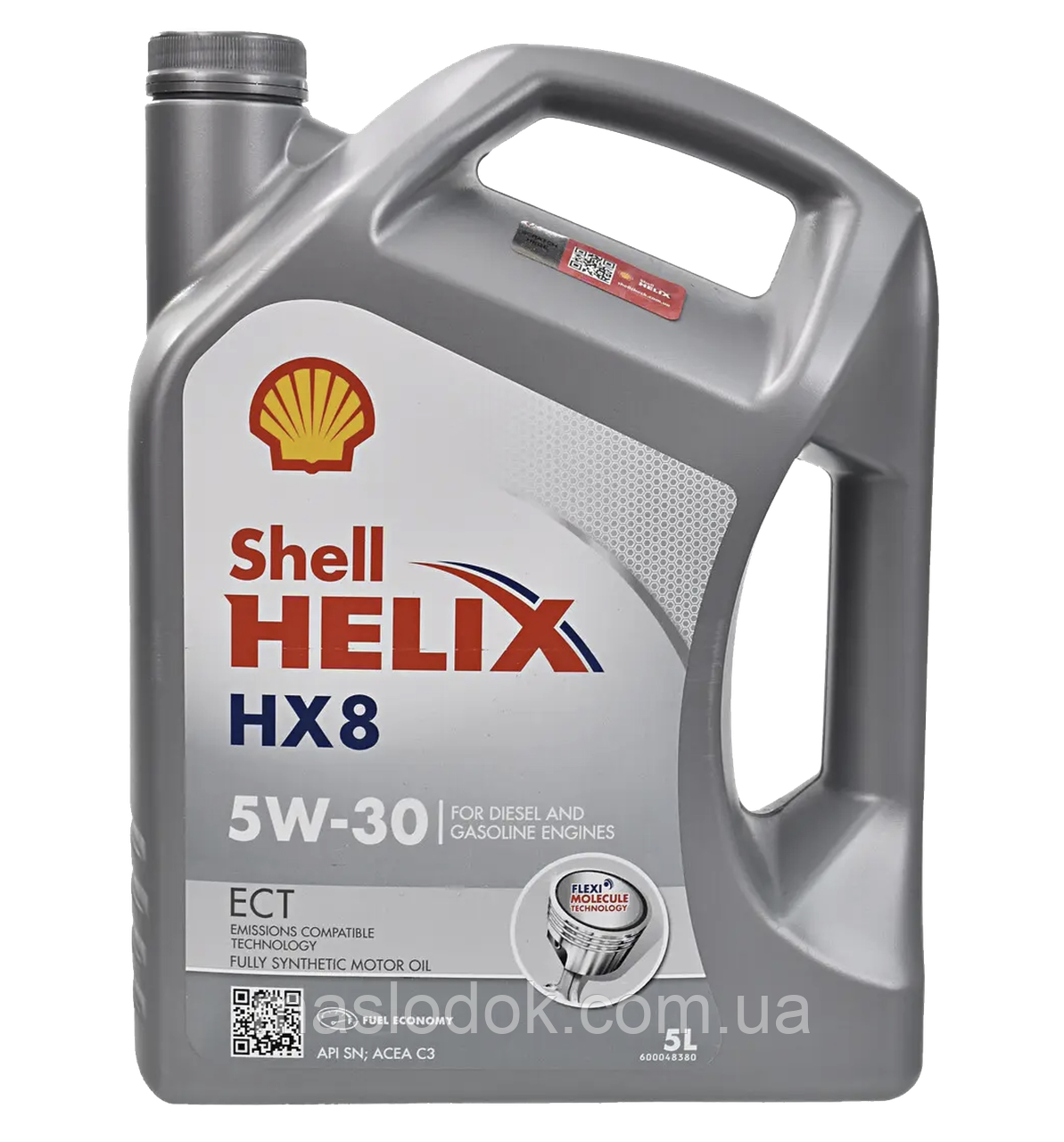 Олива моторна shell helix hx8 ect 5w-30 5л, Shell ТОВ-У507510