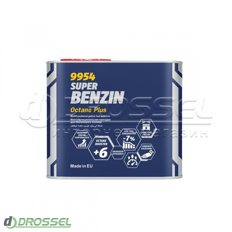 Super benzin octane plus 500мл на 50л, Mannol 995405ME