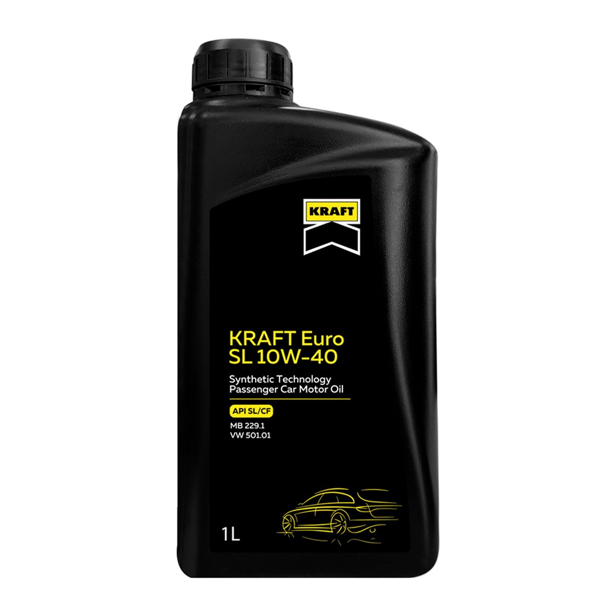 Масло моторное kraft euro sl 10w-40, 1л, Kraft Automotive 708138