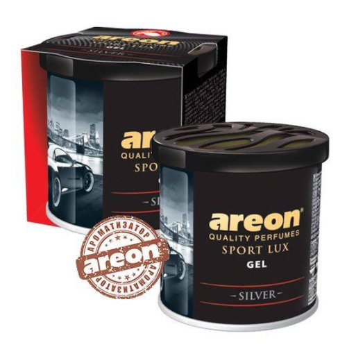 Ароматизатор на панель гель areon gel sport lux 80г  "silver", Areon GSL02