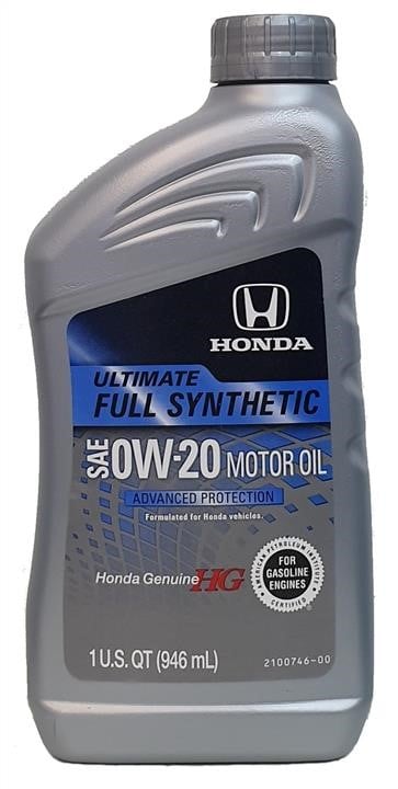 08798-9137 олива двигуна 0.95l honda hg ultimate full syntetic 0w20, Honda 08798-9037