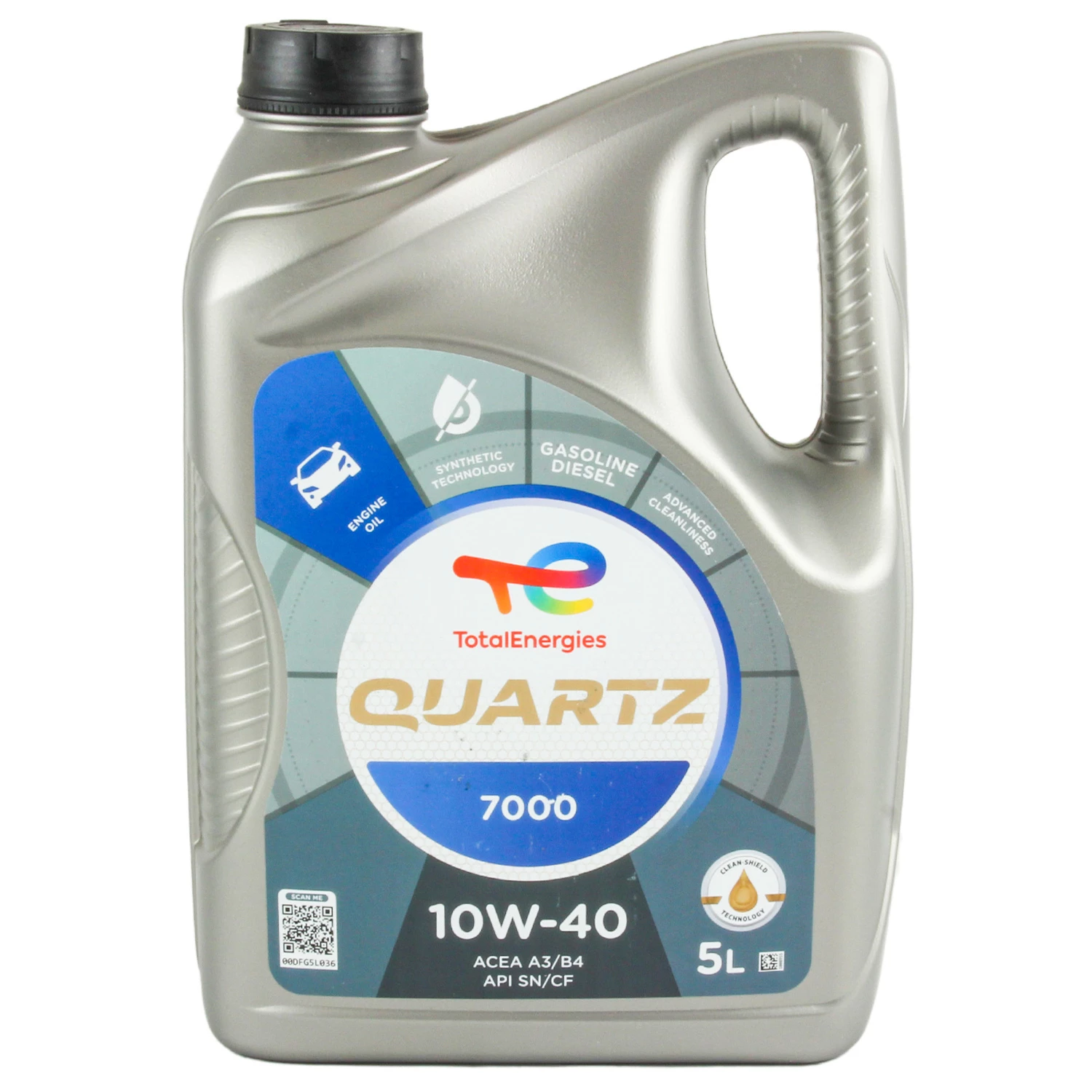 Олива моторна total quartz 7000 10w-40 5 л (201525), Total 216675