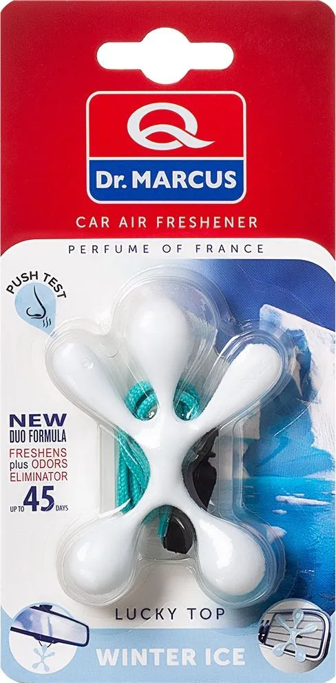 Освіжувач повітря dr.marcus lucky top (winter ice) (зимовий лід) (чоловічок), Dr.Marcus 5901947074824