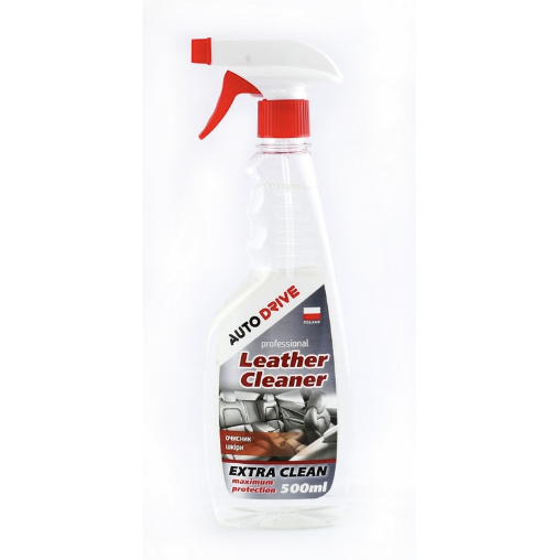 Auto drive очисник шкіри auto drive leather cleaner, 500мл.(24шт./упак.), Auto Drive AD0059