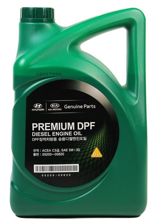 Масло ДВС 5W-30 6 л Premium DPF Diesel ACEA C3 синт. (05200-00620) Mobis