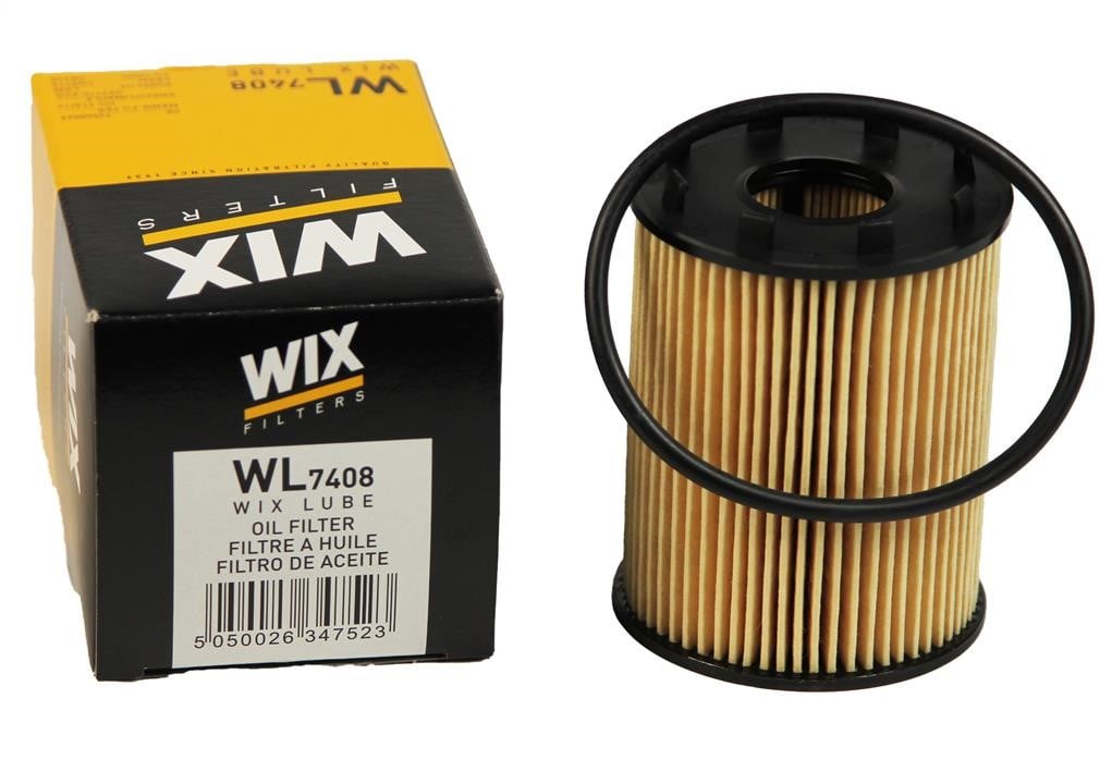 Оливний фільтр, фільтрувальний елемент, Alfa Romeo, Citroen, Fiat, Ford, Lancia, Opel, Peugeot, Subaru, Suzuki, V Wix Filters (WL7408), Wix Filters