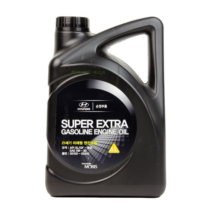 0510000410 Масло моторное hyundai super extra gasoline 5w-30 sl, gf-3, 4л HYUNDAI
